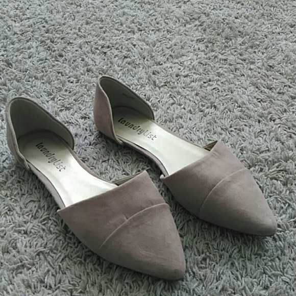 S2 Laundry List Tan Flat Open side Shoes - Picture 1 of 5